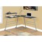 Monarch Specialties Computer Desk, Home Office, Corner, L Shape, Work, Laptop, Metal, Laminate, Brown, Grey I 7171 - alternate 2